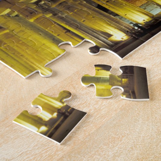 アフリカ、エジプト、ルクソール。アメンホテプのサンコート ジグソーパズル (側面)