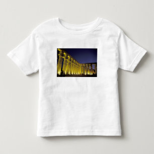 アフリカ、エジプト、ルクソール。アメンホテプの太陽の庭 トドラーTシャツ
