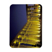 アフリカ、エジプト、ルクソール。サンコートオブアメンホテップ マグネット (縦)