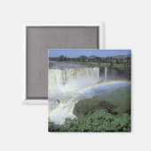 アフリカ、エチオピア、ブルーナイル川、白内障。2 マグネット (正面/裏面)