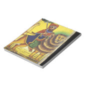 アフリカ、エチオピア。ライオンを描いた作品 ノートパッド (回転)