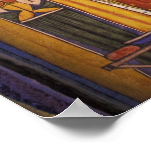 アフリカ、エチオピア。使徒や使徒を描いたアートワーク ポスター (角)