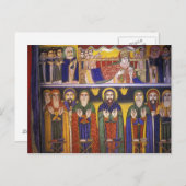 アフリカ、エチオピア。使徒や使徒を描いたアートワーク ポストカード (正面/裏面)