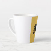 アフリカ カフェラテマグ (左アングル)