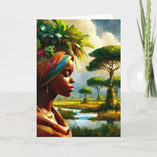 アフリカ カード (正面)