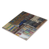 アフリカ、ガーナ、アクラ。アクラテキスタイル&手工芸品 タイル (側面)