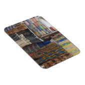 アフリカ、ガーナ、アクラ。アクラテキスタイル&手工芸品 マグネット (右側)