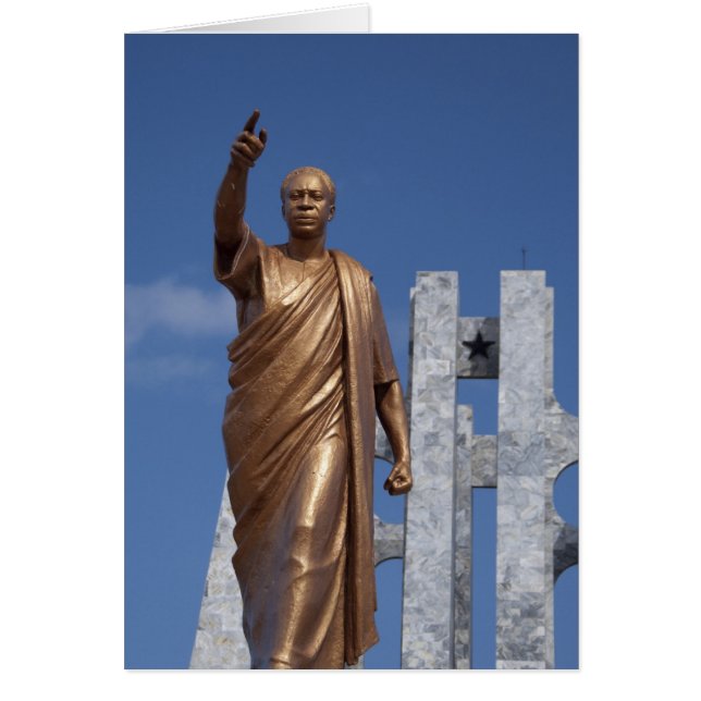 アフリカ、ガーナ、アクラ。ヌクルマ陵、最終 (正面)