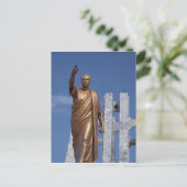 アフリカ、ガーナ、アクラ。ヌクルマ陵、最終 ポストカード (スタンド正面)