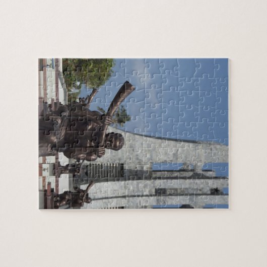 アフリカ、ガーナ、アクラ。ンクルマ霊廟、ファイナル2 ジグソーパズル (横)