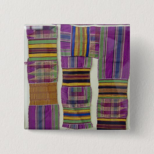 アフリカ、ガーナ、アクラ。国立博物館 缶バッジ (正面)