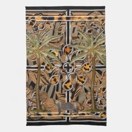 アフリカ キッチンタオル (縦)