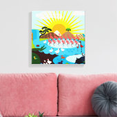 アフリカ キャンバスプリント (インサイチュ (リビング))