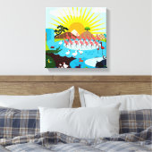 アフリカ キャンバスプリント (インサイチュ (寝室))