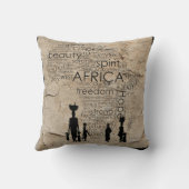 アフリカ クッション (裏面)