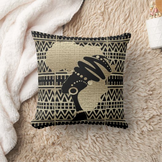 アフリカ クッション (ブランケット)