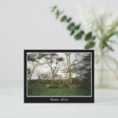 アフリカ・ケニアの野生の土地 ポストカード (スタンド正面)