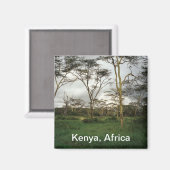 アフリカ・ケニアの野生の土地 マグネット (正面/裏面)