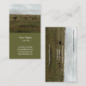 アフリカ・ケニア野生動物 名刺 (正面/裏面)