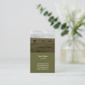 アフリカ・ケニア野生動物 名刺 (スタンド正面)