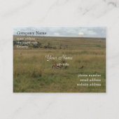 アフリカ・ケニア野生動物 名刺 (裏面)