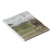 アフリカ ケニア アンボセリ国立公園 ゾウ ノートパッド (アングル)