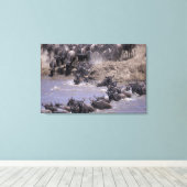 アフリカ、ケニア、マサイマラ国立公園。 キャンバスプリント (インサイチュ (ウッドフロア))