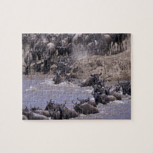 アフリカ、ケニア、マサイマラ国立公園。 ジグソーパズル (横)