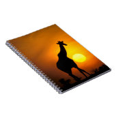 アフリカ、ケニア、マサイマラ。キリン ノートブック (右側)