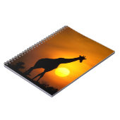 アフリカ、ケニア、マサイマラ。キリン ノートブック (左側)