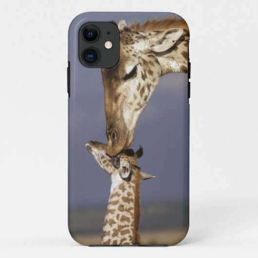 アフリカ ケニア マサイマラ キリン Case-Mate iPhoneケース (裏面)