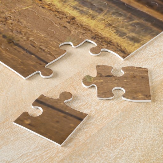 アフリカ、ケニア、マサイマラ。ゾウ（ロキソドン） ジグソーパズル (側面)