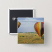 アフリカ、ケニア、マサイ·マラ国立保護区 缶バッジ (正面&裏面)