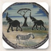 アフリカ ケニア 美しい 優雅な野生生物 コースター (正面)