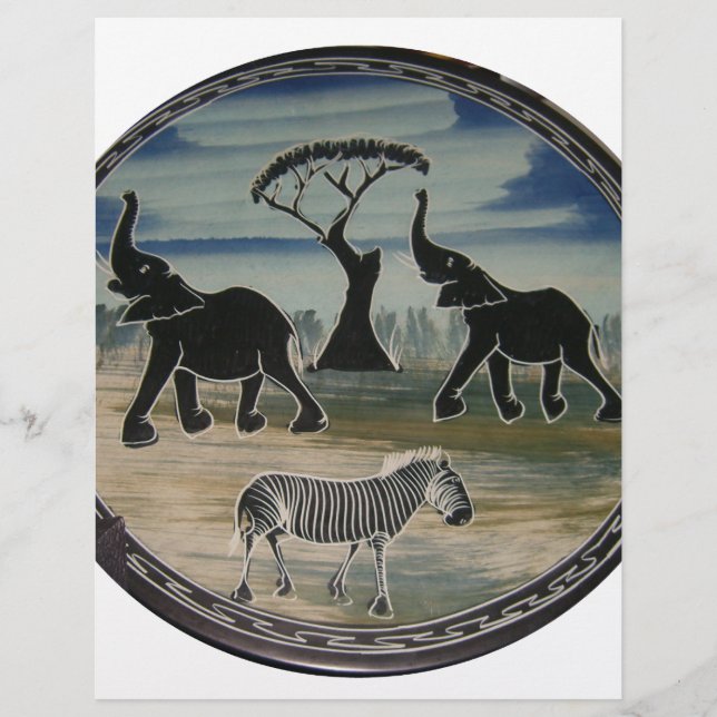 アフリカ・ケニヤ美しいエレガント野生生物 (正面)