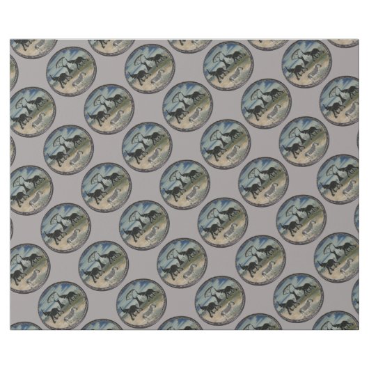 アフリカ・ケニヤ美しいエレガント野生生物 ラッピングペーパー (フラット)