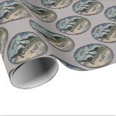 アフリカ・ケニヤ美しいエレガント野生生物 ラッピングペーパー (ロールコーナー)