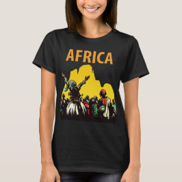 アフリカ・サファリ・サンセット ビブラント・トラベルTシャツ Tシャツ