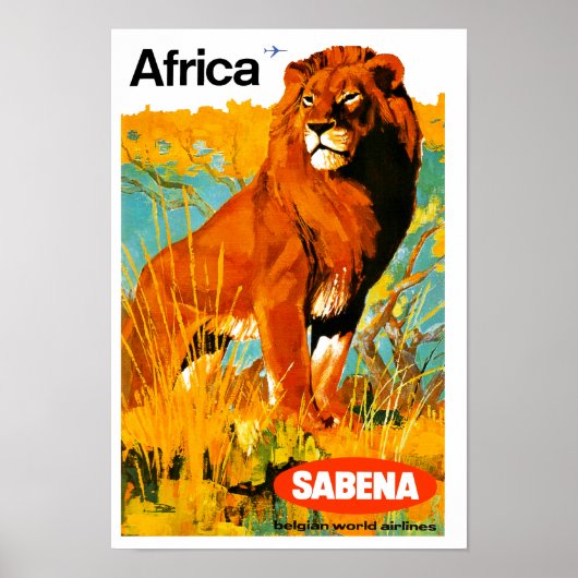 アフリカ～サベナ ポスター (正面)