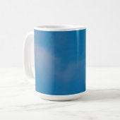 アフリカ ザンビアの朝の月 コーヒーマグカップ (正面左)