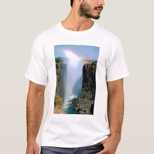アフリカ、ザンビア、ヴィクトリアの滝国立公園 Tシャツ (正面)