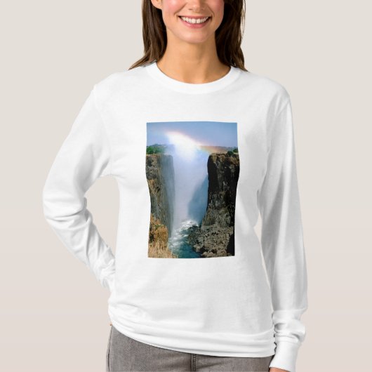 アフリカ、ザンビア、ヴィクトリアの滝国立公園 Tシャツ (正面)