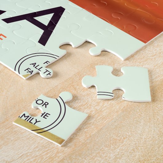 アフリカ ジグソーパズル (側面)