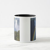 アフリカ、ジンバブエ、ビクトリア滝 マグカップ (中央)