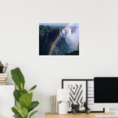 アフリカ、ジンバブエ。ビクトリア秋 ポスター (ホームオフィス)