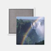 アフリカ、ジンバブエ。ビクトリア秋 マグネット (正面/裏面)