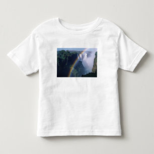 アフリカ、ジンバブエ。ヴィクトリアの滝 トドラーTシャツ