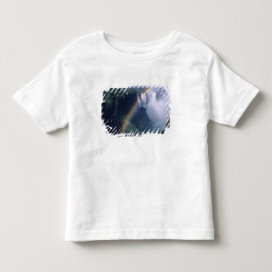 アフリカ、ジンバブエ。ヴィクトリアの滝 トドラーTシャツ