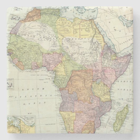 アフリカ、スエズ運河 ストーンコースター (正面)