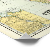 アフリカ、スエズ運河 ポスター (角)